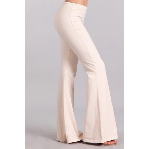Nude Boho Mineral Wash Flared Pants - Picture 3 of 6